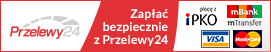 Płatności za kursy, mogą dokonać Państwo przez platformę PRZELEWY 24