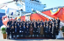 chrzest masowca Ilshin Green Iris foto: www.lngworldnews.com