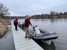 łódź RIB szkoleniowa kurs sternika motorowodnego na wodzie | Charter.edu.pl foto: Katarzyna Kowalska