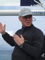 nasz kapitan dość dużo rąk używa na tym pokładzie foto: Ania