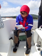 jedni się zastanawiają gdzie popłynąć a inni po prostu się uczą :) foto: Ania