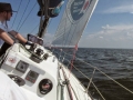Jachtowy sternik morski (Morze Bałtyckie, lipiec 2014)