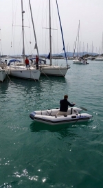 Jachtowy sternik morski w Chorwacji foto: Zbigniew Leniartek