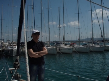 Jachtowy sternik morski w Chorwacji foto: Czesława Ryszarda Kołodziej