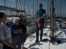 Jachtowy sternik morski w Chorwacji foto: Czesława Ryszarda Kołodziej