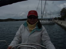 Jachtowy sternik morski w Chorwacji foto: Czesława Ryszarda Kołodziej