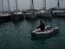 Jachtowy sternik morski w Chorwacji foto: Czesława Ryszarda Kołodziej