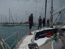 Jachtowy sternik morski w Chorwacji foto: Czesława Ryszarda Kołodziej