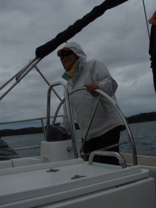 Jachtowy sternik morski w Chorwacji foto: Czesława Ryszarda Kołodziej