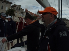 Jachtowy sternik morski w Chorwacji foto: Czesława Ryszarda Kołodziej