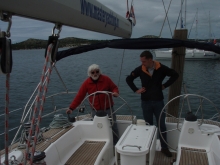 Jachtowy sternik morski w Chorwacji foto: Czesława Ryszarda Kołodziej