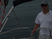 Jachtowy sternik morski w Chorwacji foto: Czesława Ryszarda Kołodziej