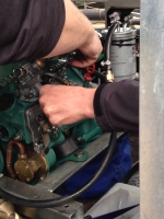 Silnik na jachcie - szkolenie z obs foto: Krzysztof DĽwigała