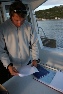 Starszy sternik motorowodny w Chorwacji