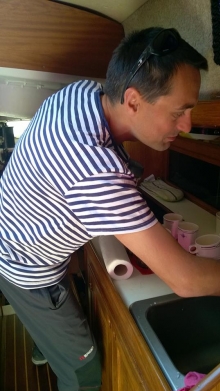 Jachtowy sternik morski (Gdynia, czerwiec 2016) foto: Przemysław Chylaszek