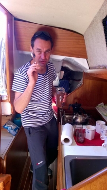 Jachtowy sternik morski (Gdynia, czerwiec 2016) foto: Przemysław Chylaszek