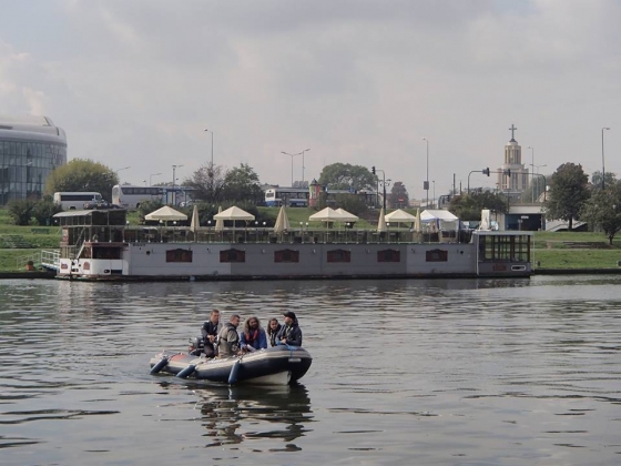 Sternik motorowodny (Kraków, wrzesień 2016)