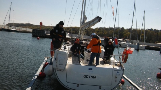 Trzydniowy kurs manewrowy na jachcie morskim (Gdynia, maj 2017)
