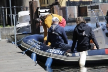 Kurs sternika motorowodnego (Bydgoszcz, czerwiec 2017) foto: Adam Dyniewski