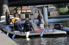 Kurs sternika motorowodnego (Bydgoszcz, czerwiec 2017) foto: Adam Dyniewski