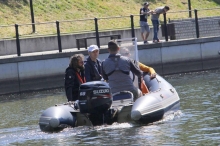 Kurs sternika motorowodnego (Bydgoszcz, czerwiec 2017) foto: Adam Dyniewski