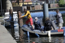 Kurs sternika motorowodnego (Bydgoszcz, czerwiec 2017) foto: Tomasz Cieślar