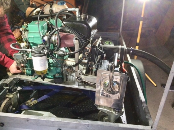 Silnik na jachcie (Bielsko-Biała, paĽdziernik 2017)