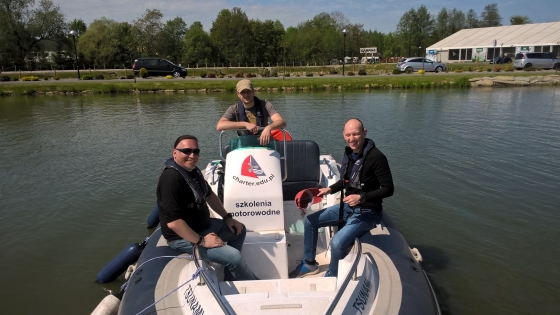 Kurs sternika motorowodnego (Osiek, kwiecień 2018)