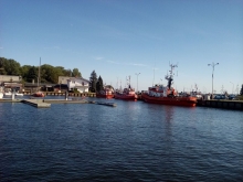 Jachtowy sternik morski na Bałtyku foto: Ula Moczulska