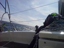 Jachtowy sternik morski na Bałtyku foto: Ula Moczulska