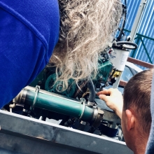 Silnik na jachcie foto: Bartosz Kubiczek