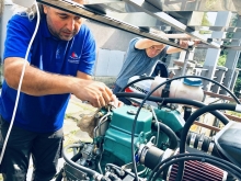 Silnik na jachcie foto: Bartosz Kubiczek