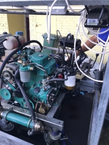Silnik na jachcie 
