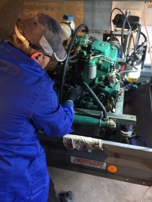 Silnik na jachcie  foto: Piotr Kowalski