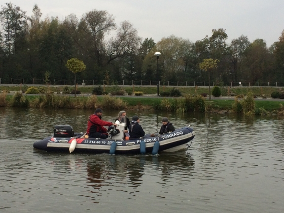 Kurs sternika motorowodnego (Molo Osiek, paĽdziernik 2018)