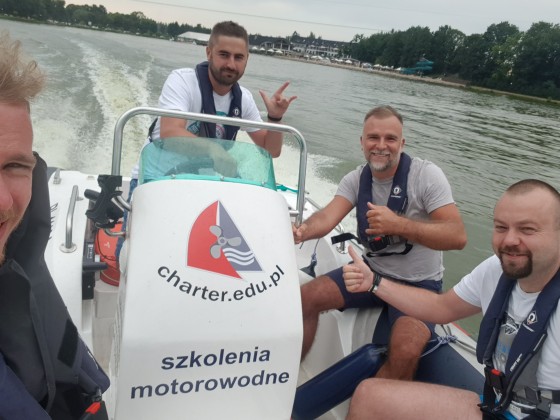 Osiek w weekend z motorówką (sierpień)