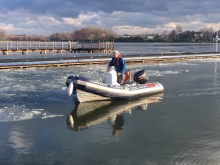 Wodowanie motorówki | Charter.edu.pl foto: Kasia Koj