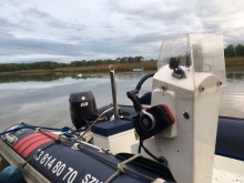 Wieczór nad Wisłokiem cudowny | szkolenia motorowodne Charter.edu.pl foto: Kasia Koj